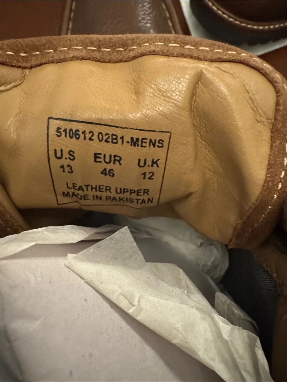 Levi's Brown Leather Chukka Moc Toe Lace-Up Boots